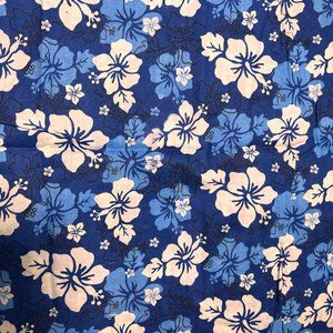 📌Cranston Village Floral Cotton 115 x 42 inch Fabric Different Shades of Blue